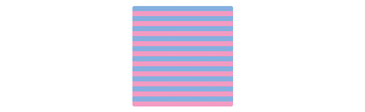 Horizontal stripes of equal height