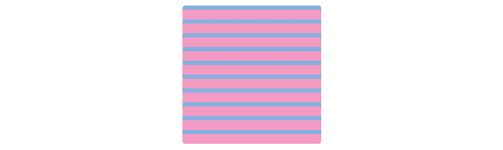 Horizontal stripes of different height