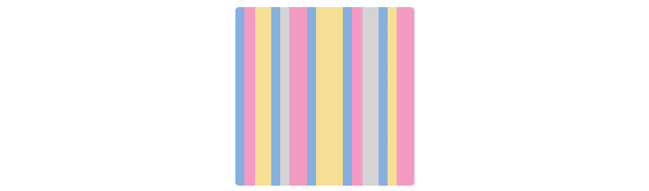 Vertical stripes of random width