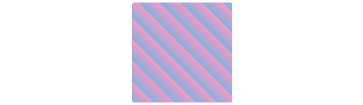 Gradient diagonal stripes