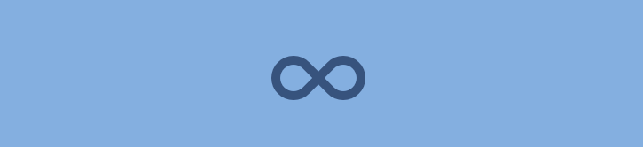 CSS infinity symbol