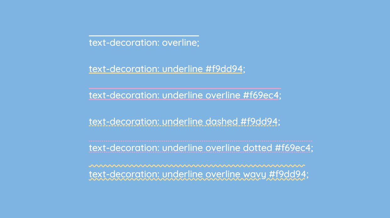 How To Underline Text In Html Css Link Pelajaran