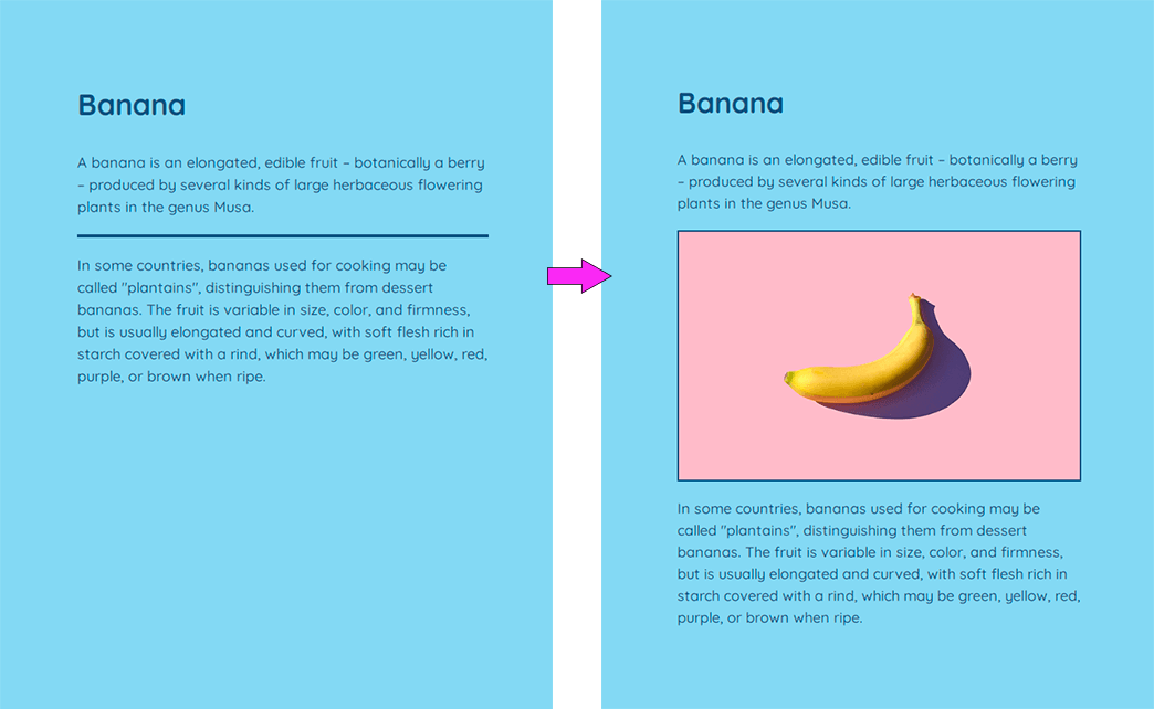 HTML layout shifts